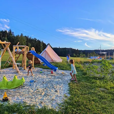 Luxury tent Glamping Niebianska Osada Jurty Dolnoslaskie &