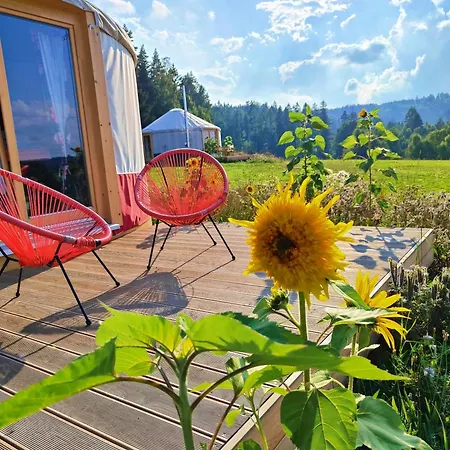 Glamping Niebiańska Osada Jurty Dolnośląskie&spa Polanica-Zdrój