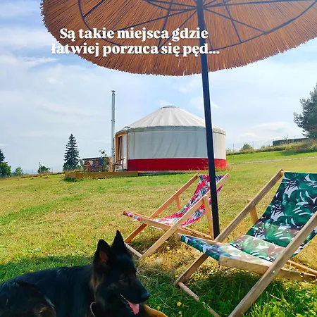 Glamping Niebianska Osada Jurty Dolnoslaskie Luxury tent *