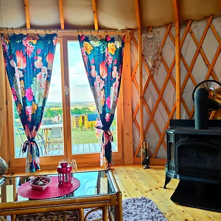 Glamping Niebianska Osada Jurty Dolnoslaskie Luxuszelt *