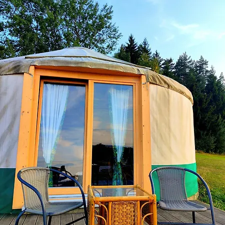 Luxuszelt Glamping Niebianska Osada Jurty Dolnoslaskie