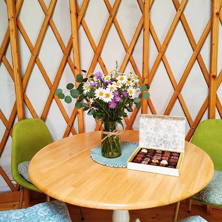 Glamping Niebianska Osada Jurty Dolnoslaskie Luxuszelt Bad Altheide