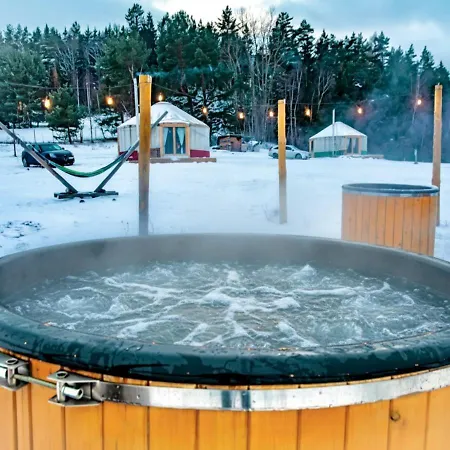 Glamping Niebiańska Osada Jurty Dolnośląskie&spa Luksusowy namiot *