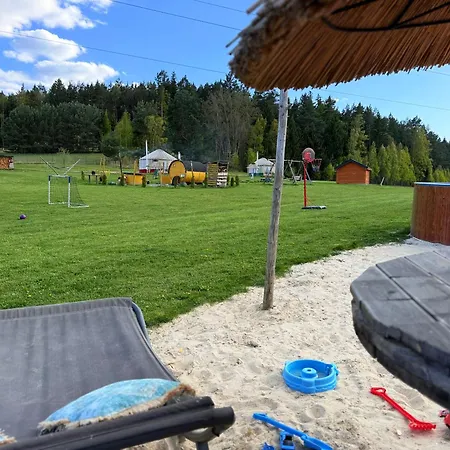 Glamping Niebianska Osada Jurty Dolnoslaskie Роскошный шатер *