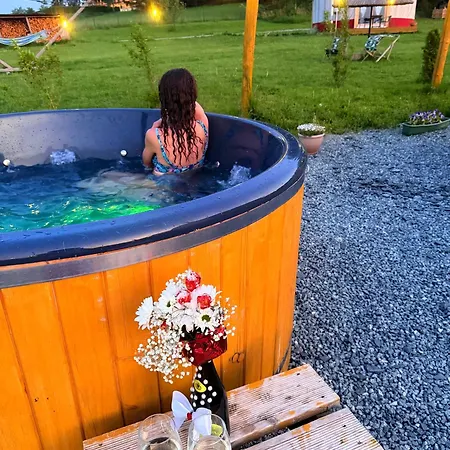 Luxusní stan Glamping Niebianska Osada Jurty Dolnoslaskie Polanica-Zdrój