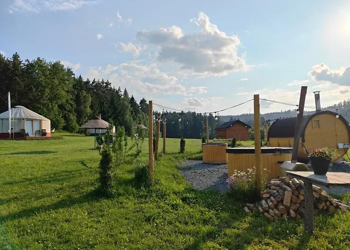 Glamping Niebianska Osada Jurty Dolnoslaskie Luxusní stan *