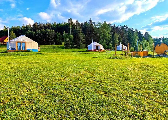 Glamping Niebianska Osada Jurty Dolnoslaskie Luxusní stan *