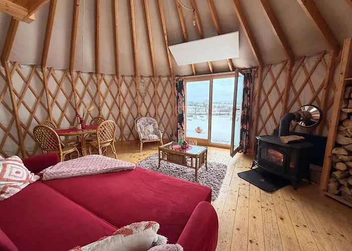 Glamping Niebianska Osada Jurty Dolnoslaskie Luxusní stan