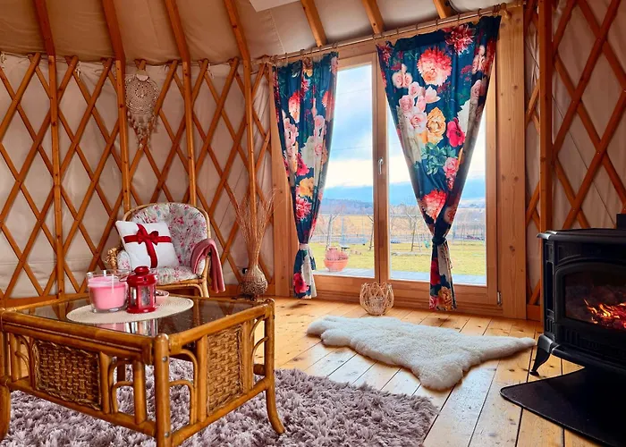 Glamping Niebianska Osada Jurty Dolnoslaskie Luxusní stan