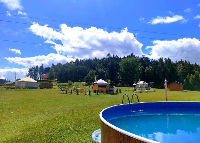 Glamping Niebianska Osada Jurty Dolnoslaskie Luxusní stan Polanica-Zdrój