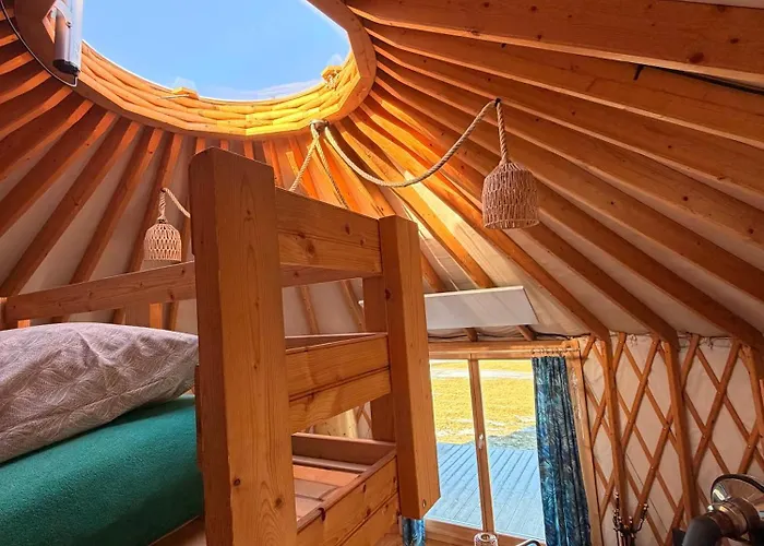 Glamping Niebianska Osada Jurty Dolnoslaskie Campismo de Luxo Polanica-Zdrój